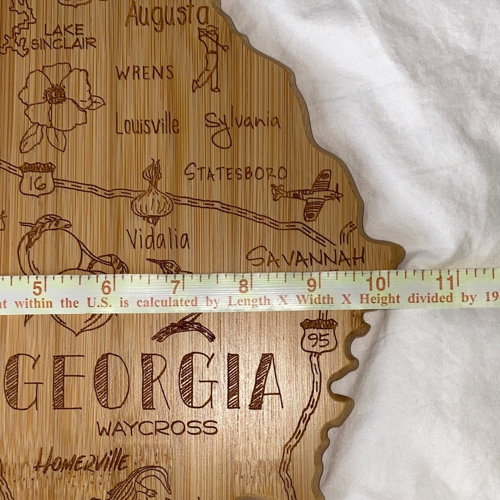 NWT Georgia State Bamboo Cutting Board - Picture 5 of 6